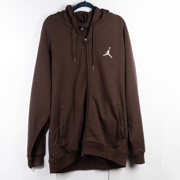 brown air jordan jacket